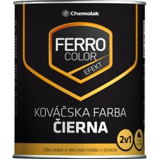 FERRO COLOR Efekt kováčska čierna