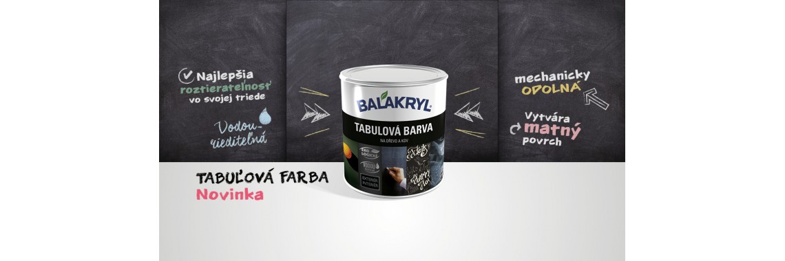 Balakryl tabuľová farba